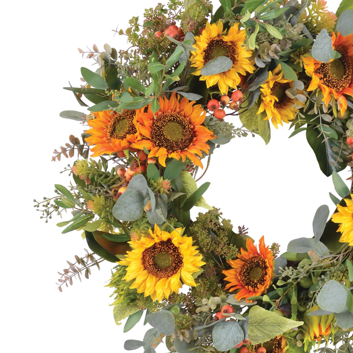 Sunflower Wreath 26"