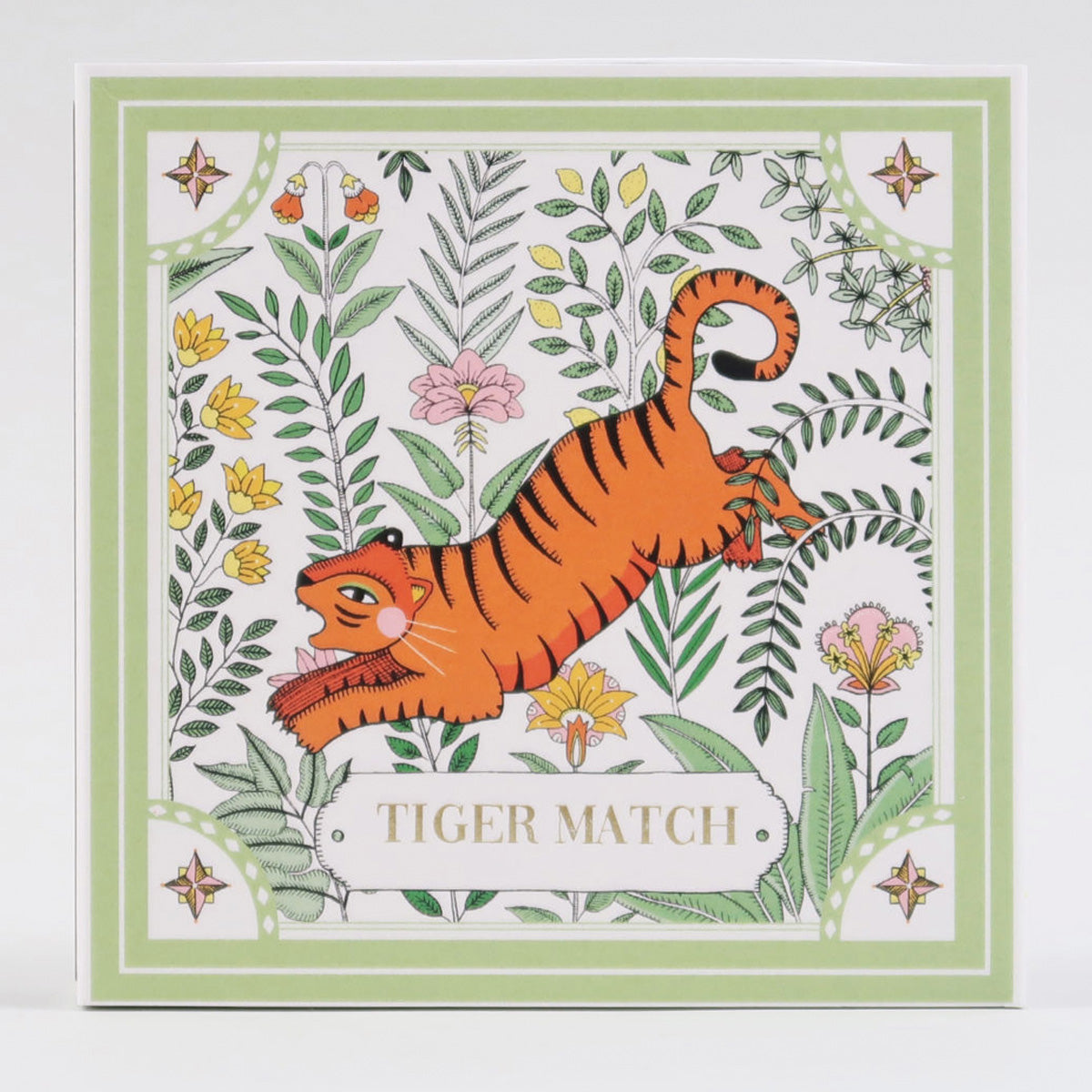 Green Tiger Match Box of Matches