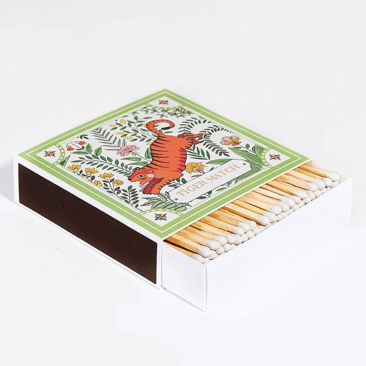 Green Tiger Match Box of Matches