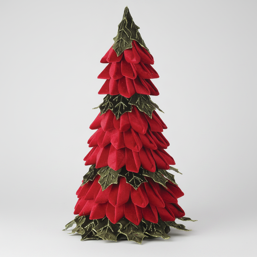 Velvet Holly Leaf Cone Tree