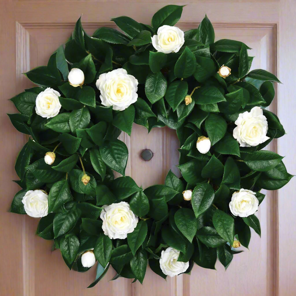 White Camellia Wreath