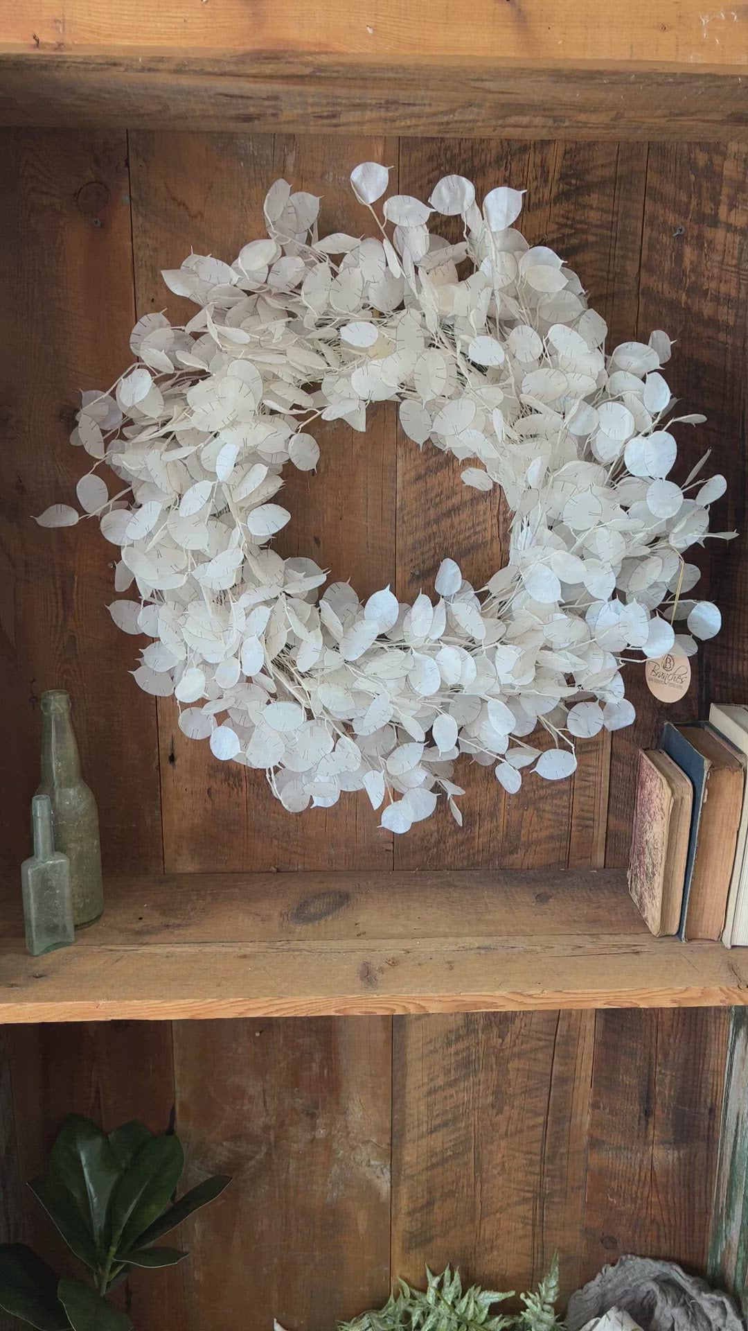 Lunaria Ivory Wreath