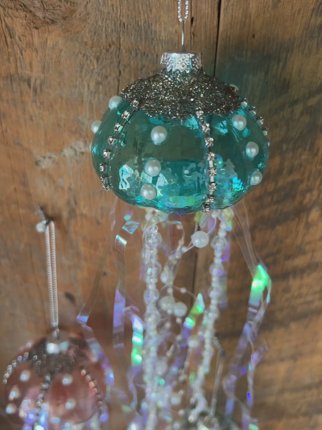 Pearl and Sparkle Decorative Jellyfish Ornament