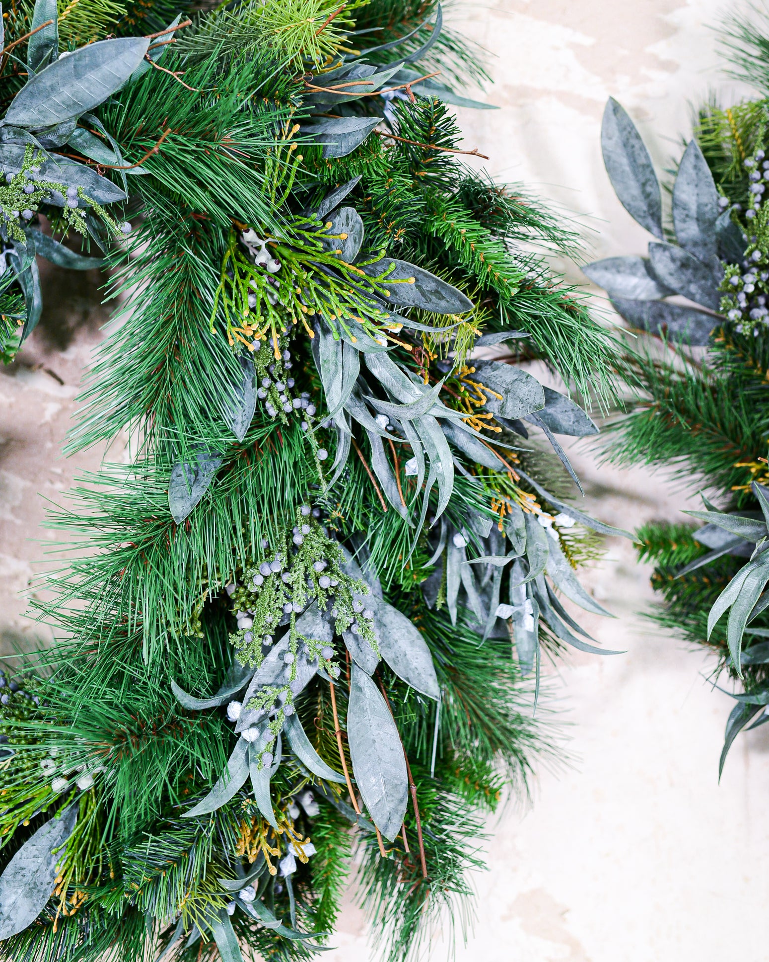 Wreath Seeded Eucalyptus & Pine - Two Sizes
