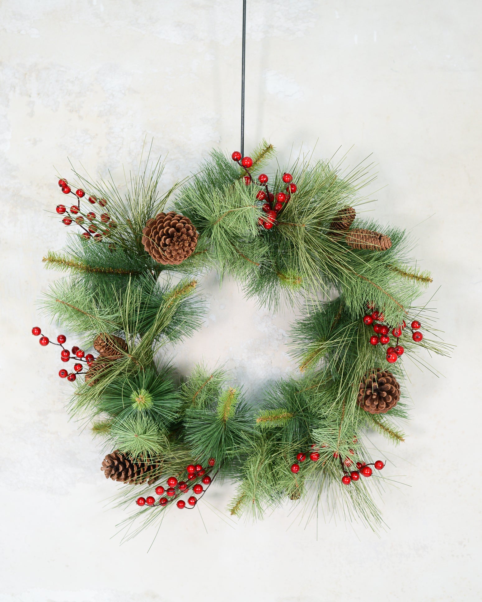30"D Adirondack Pine Wreath