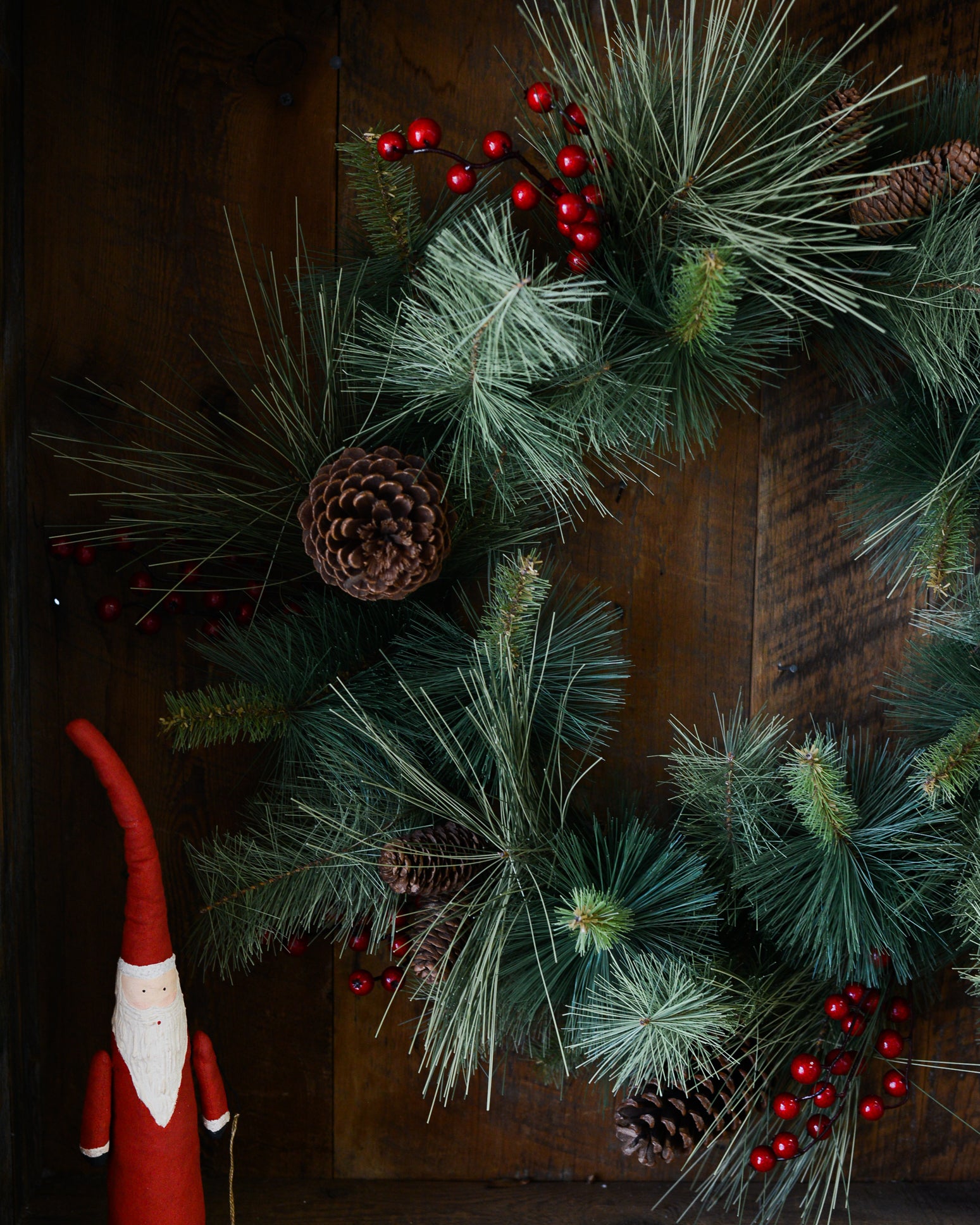 30"D Adirondack Pine Wreath