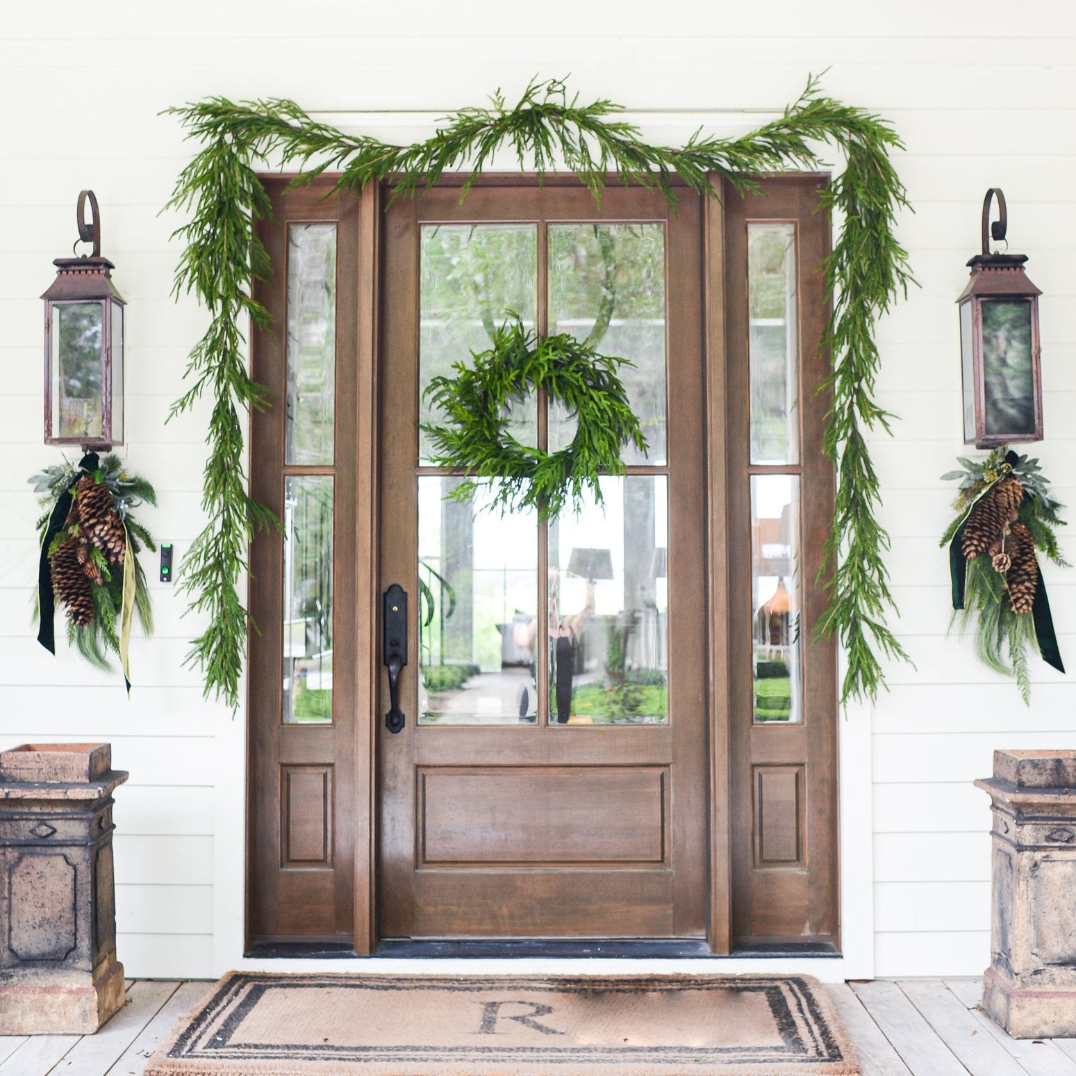 27"D Norfolk Natural Touch Pine Wreath