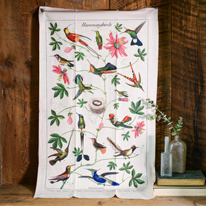 Hummingbird Vintage Tea Towel