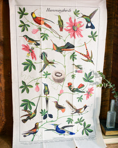 Hummingbird Vintage Tea Towel
