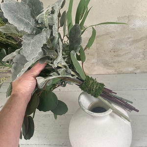 Faux Real Eucalyptus Large Bouquet Drop In
