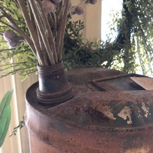 Antique Oil Can Vase
