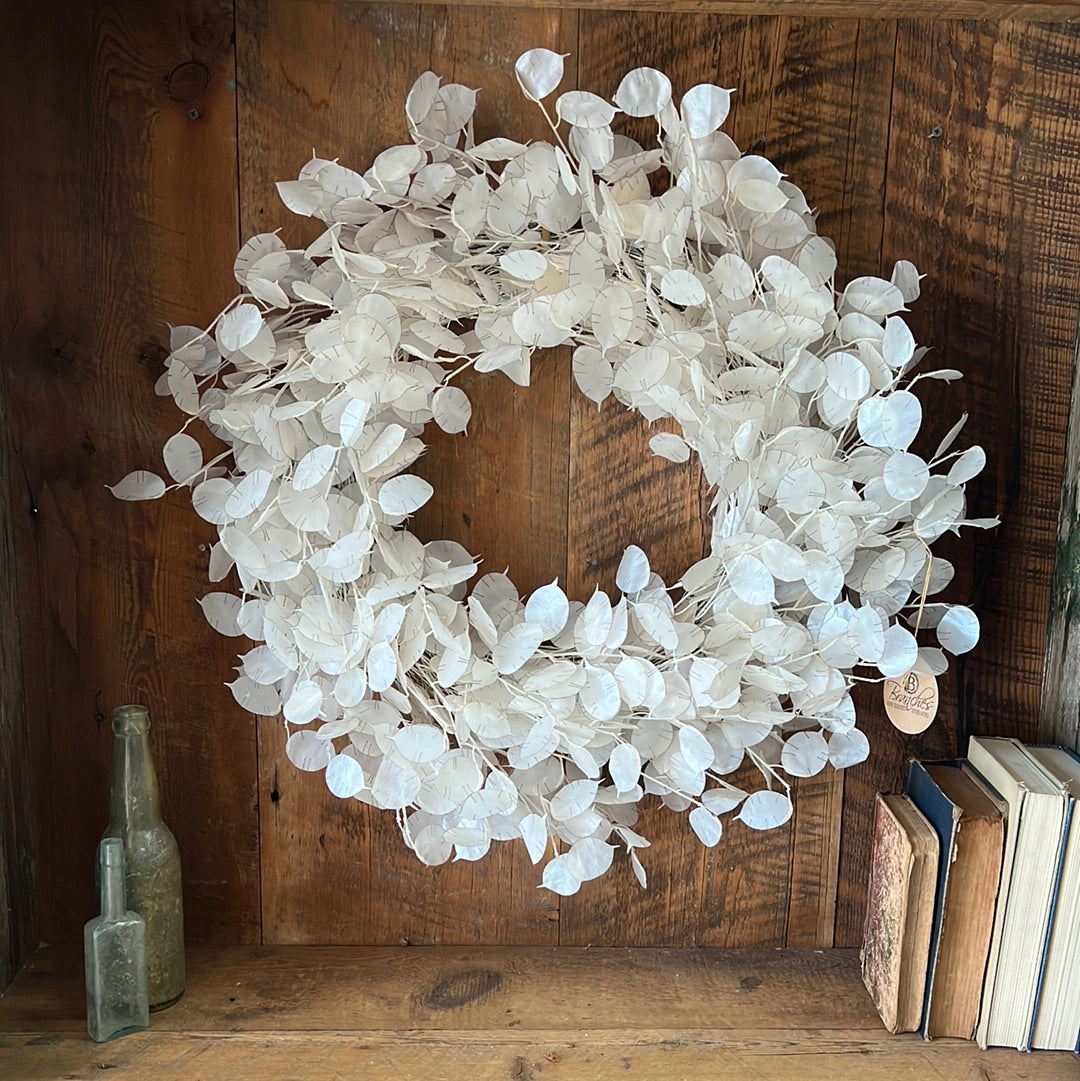 Lunaria Ivory Wreath