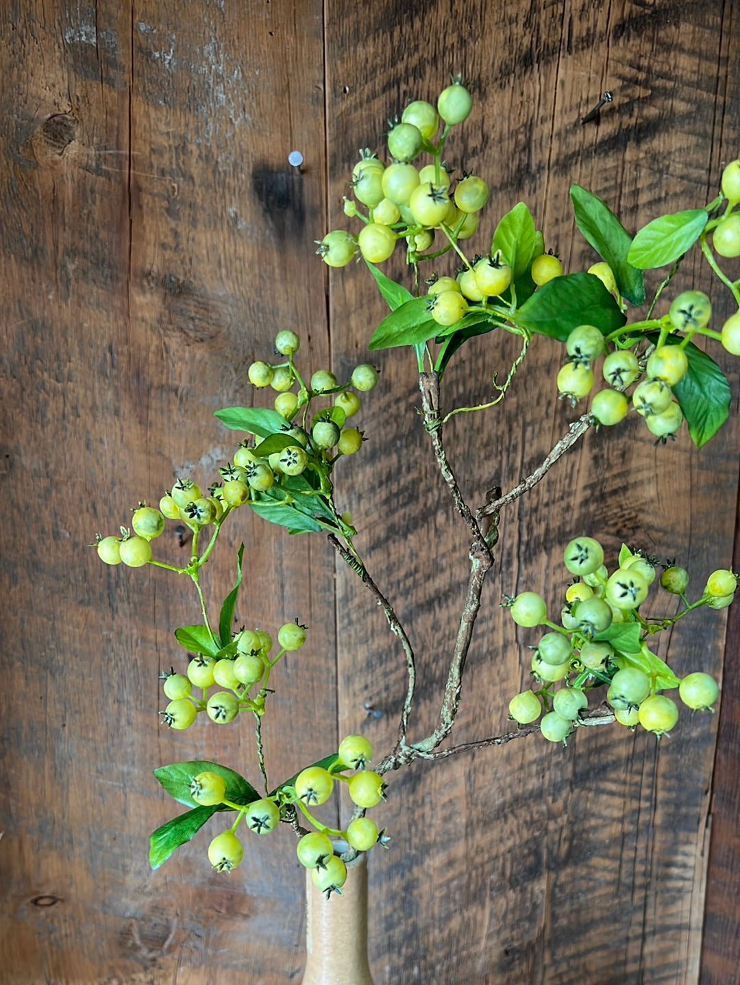 Berry Spray Stem Lime Green
