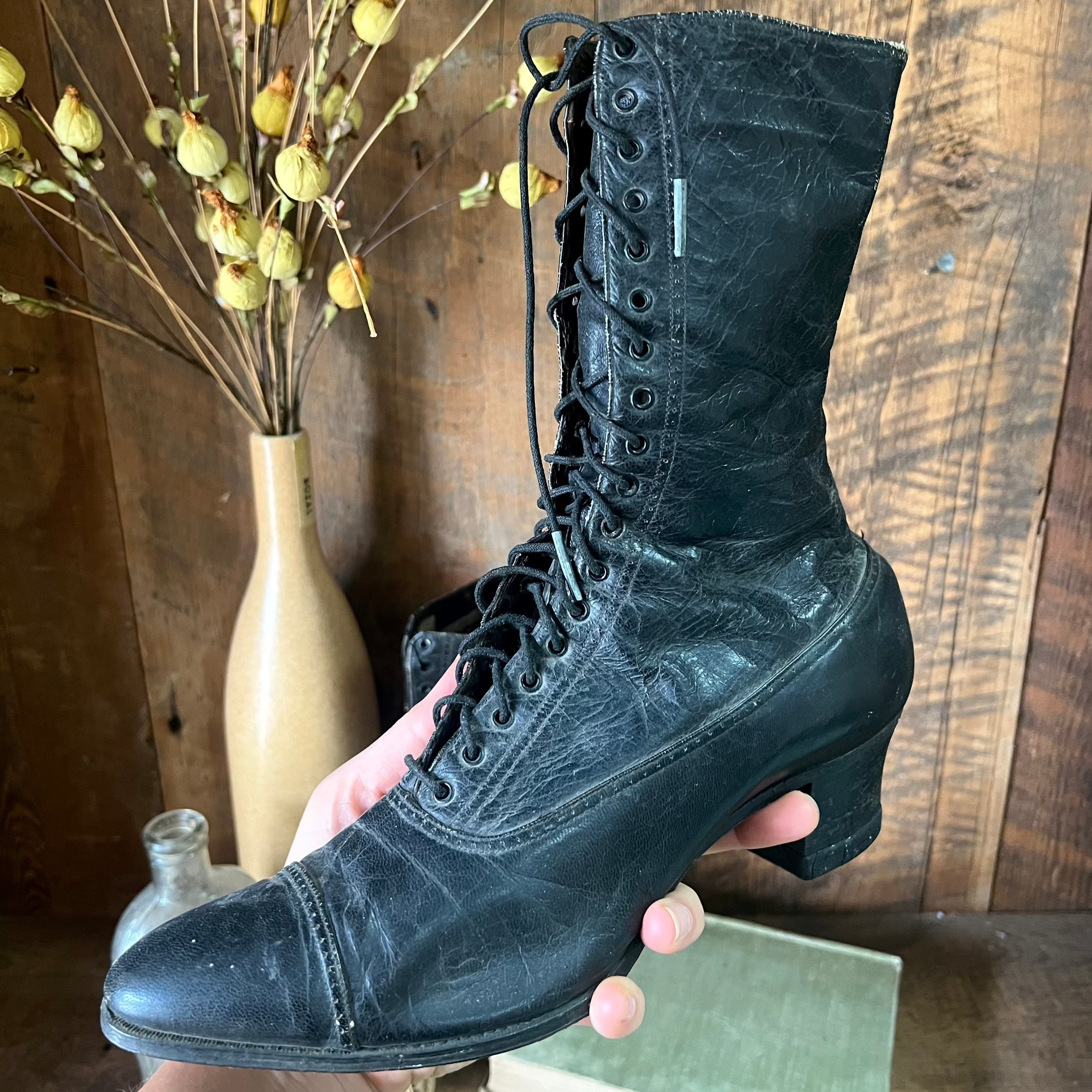 Early 1890's Victorian Black Women's Boots