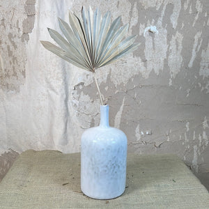 Stoneware Vase White Tall