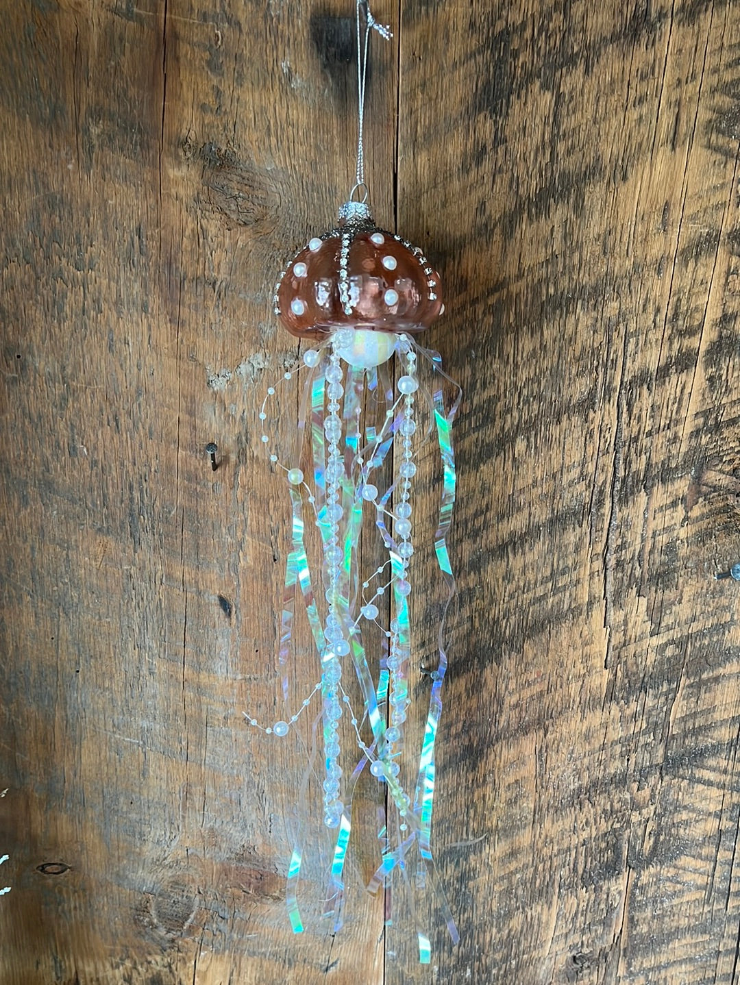 Pearl and Sparkle Decorative Jellyfish Ornament