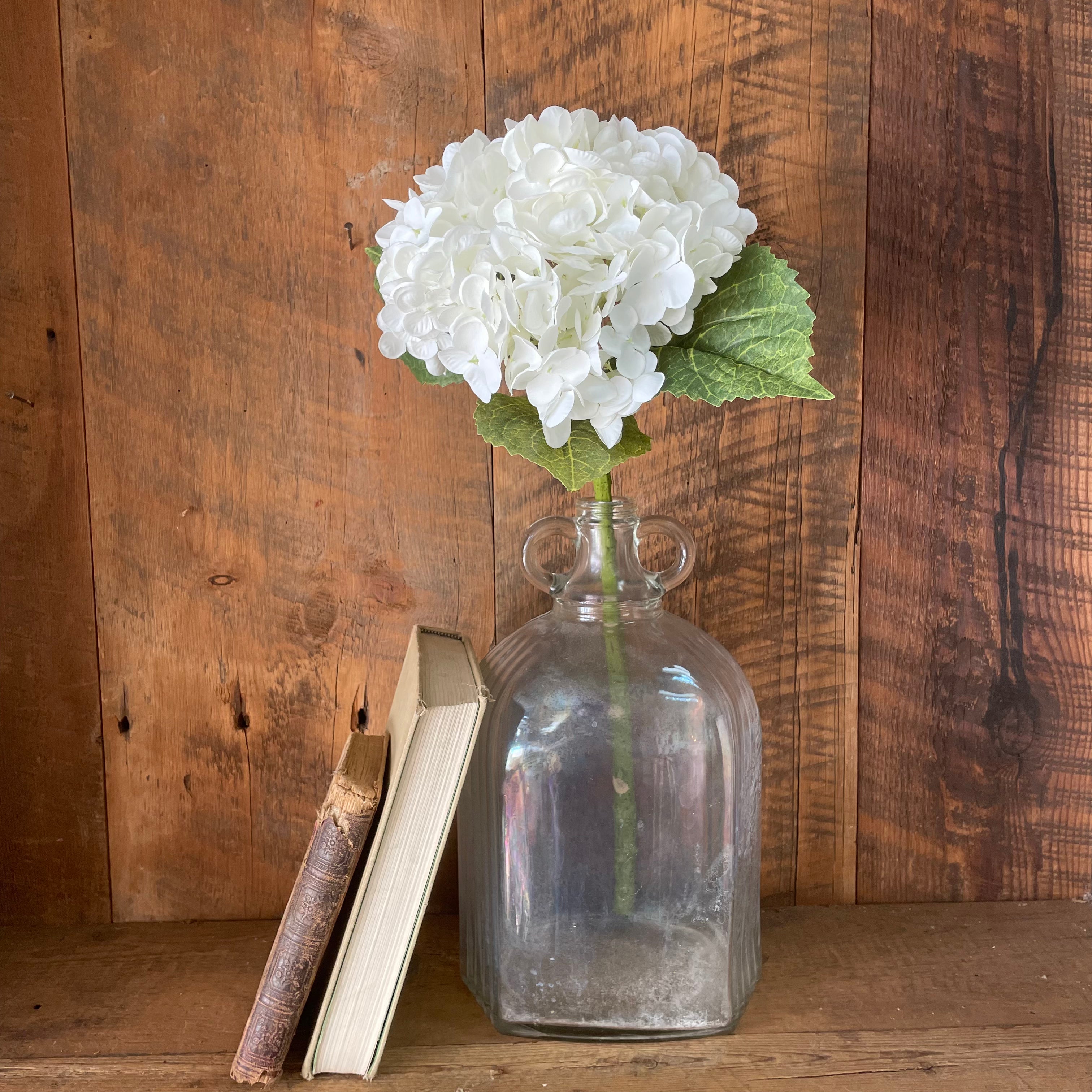 Real Touch Hydrangea Single Stem White