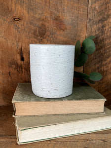 Ceramic Gray Stone Small Planter
