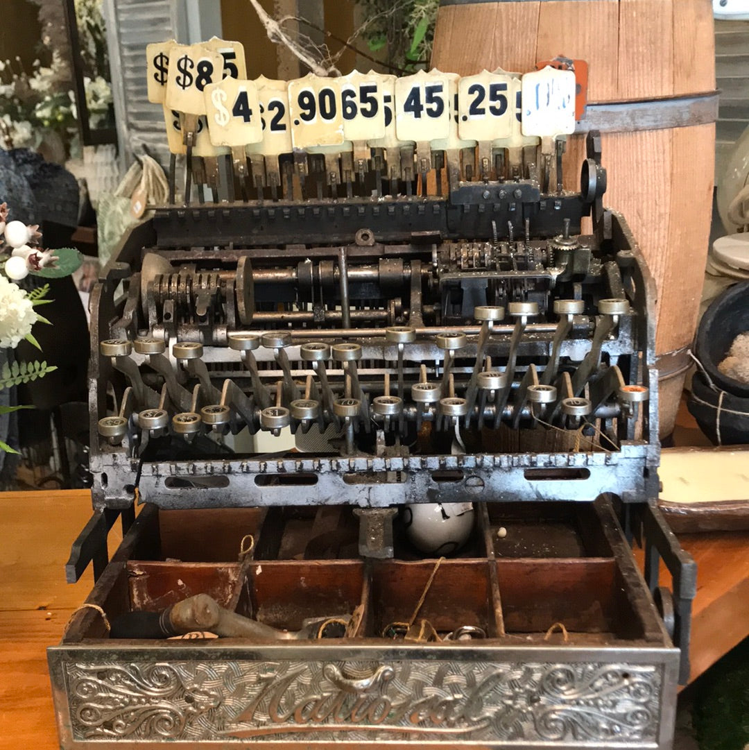 Antique Late 1800’s Cash Register