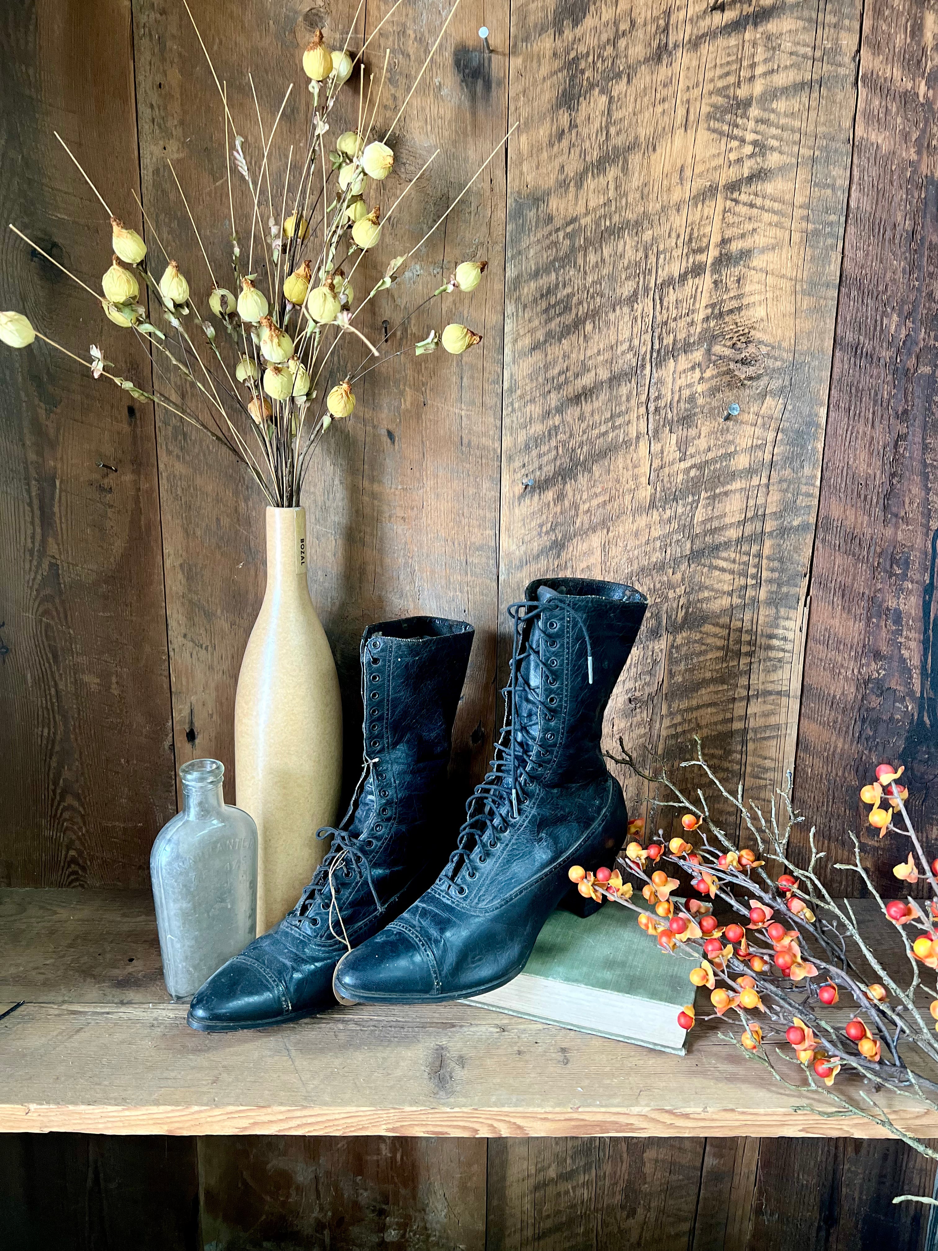 Early 1890's Victorian Black Women's Boots