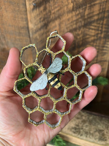 Paper Honeycomb Glass Ornament