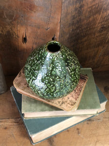 Terra Cotta Vase Distressed Green Medium