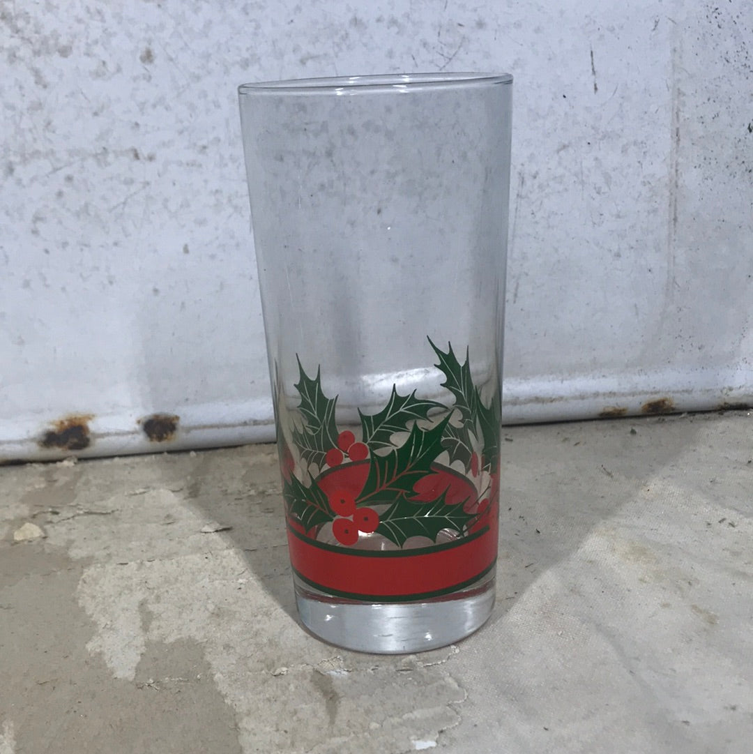 Set of Holly Glasses with Caddy