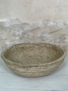 Round Paper Mache Bowl