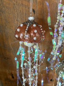 Pearl and Sparkle Decorative Jellyfish Ornament