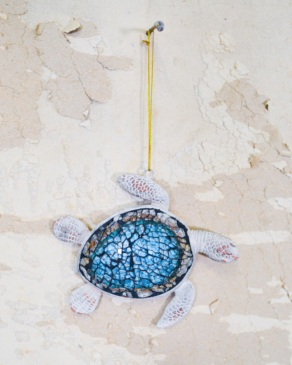 Mosaic Sea Turtle Ornament