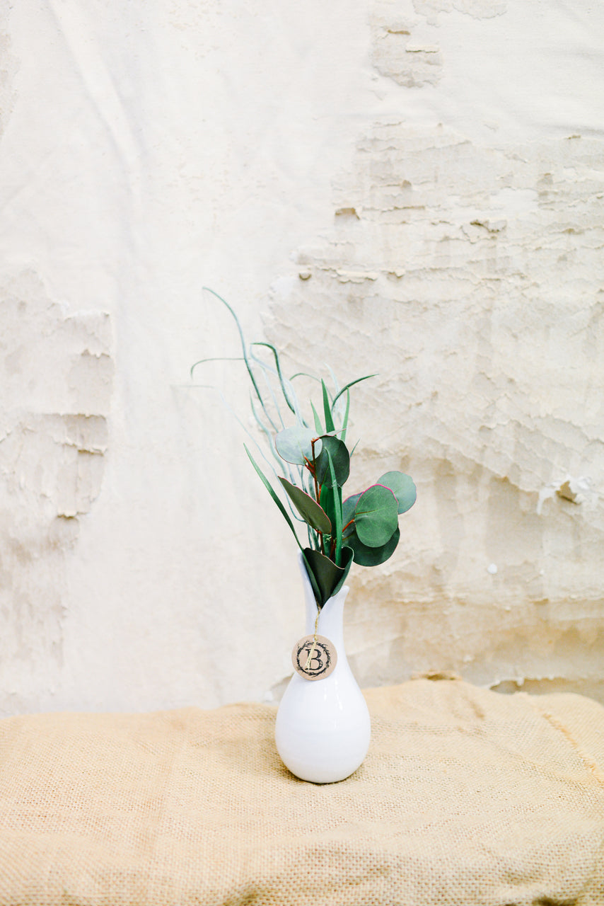 Mixed Green Mini Drop-In Bouquets