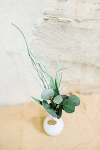 Mixed Green Mini Drop-In Bouquets