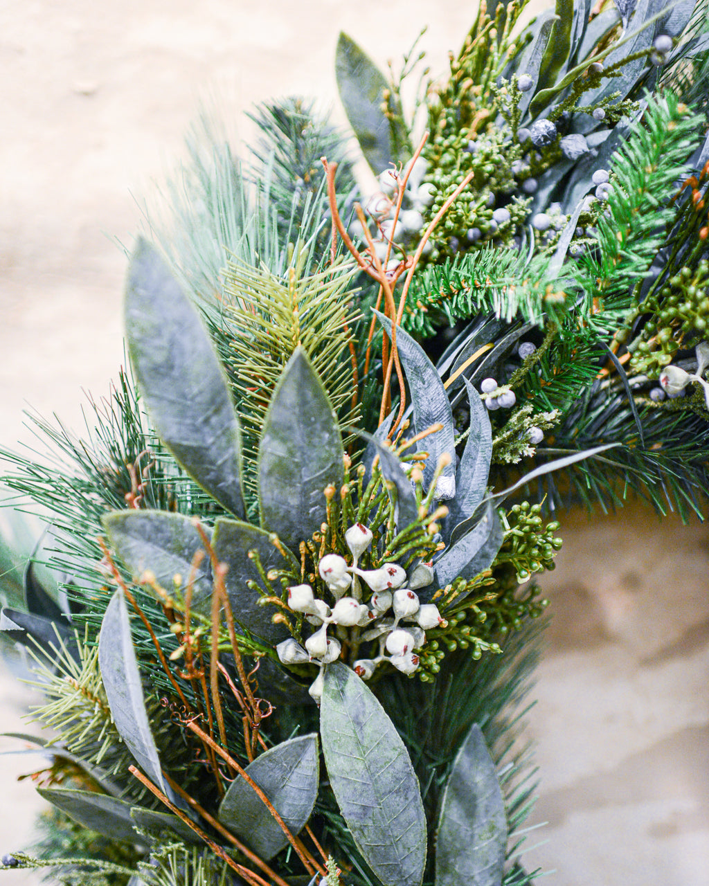 Wreath Seeded Eucalyptus & Pine - Two Sizes