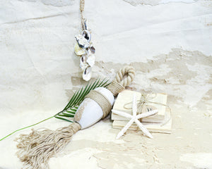 Oyster Sea Glass Hanger
