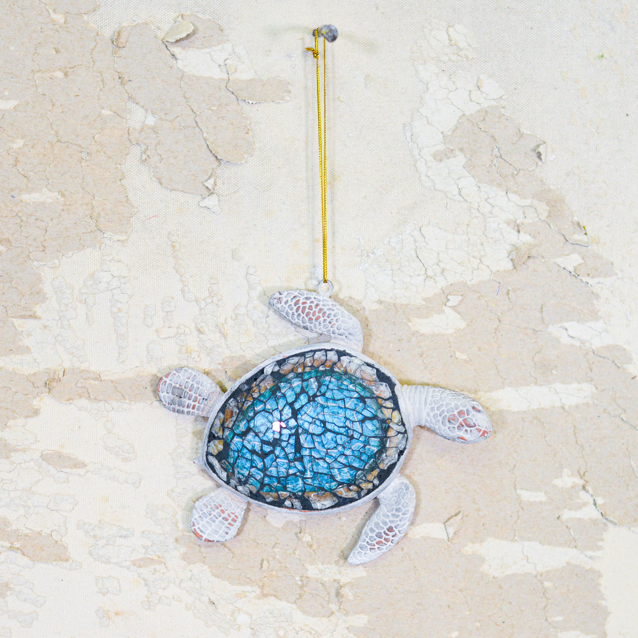 Mosaic Sea Turtle Ornament