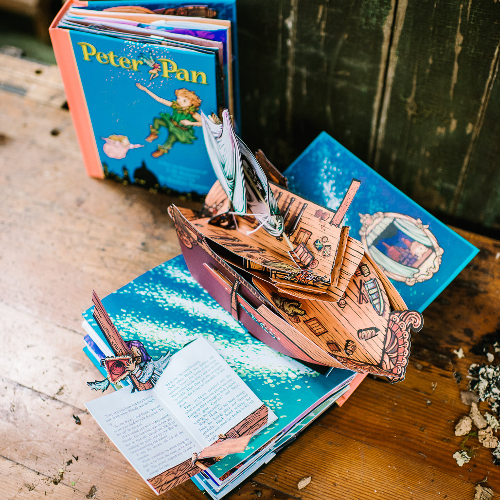 We love these books! All ages will appreciate this classic story brilliantly, presented by Robert Sabuda. His pop-up books are true pieces of art and guaranteed to thrill anyone who receives them as a gift.