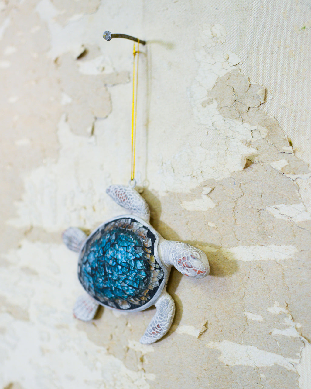 Mosaic Sea Turtle Ornament