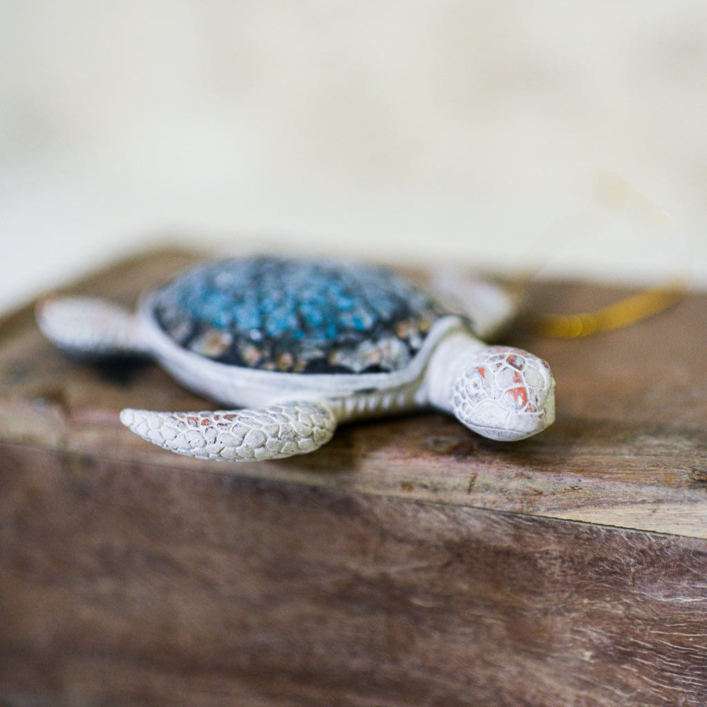 Mosaic Sea Turtle Ornament