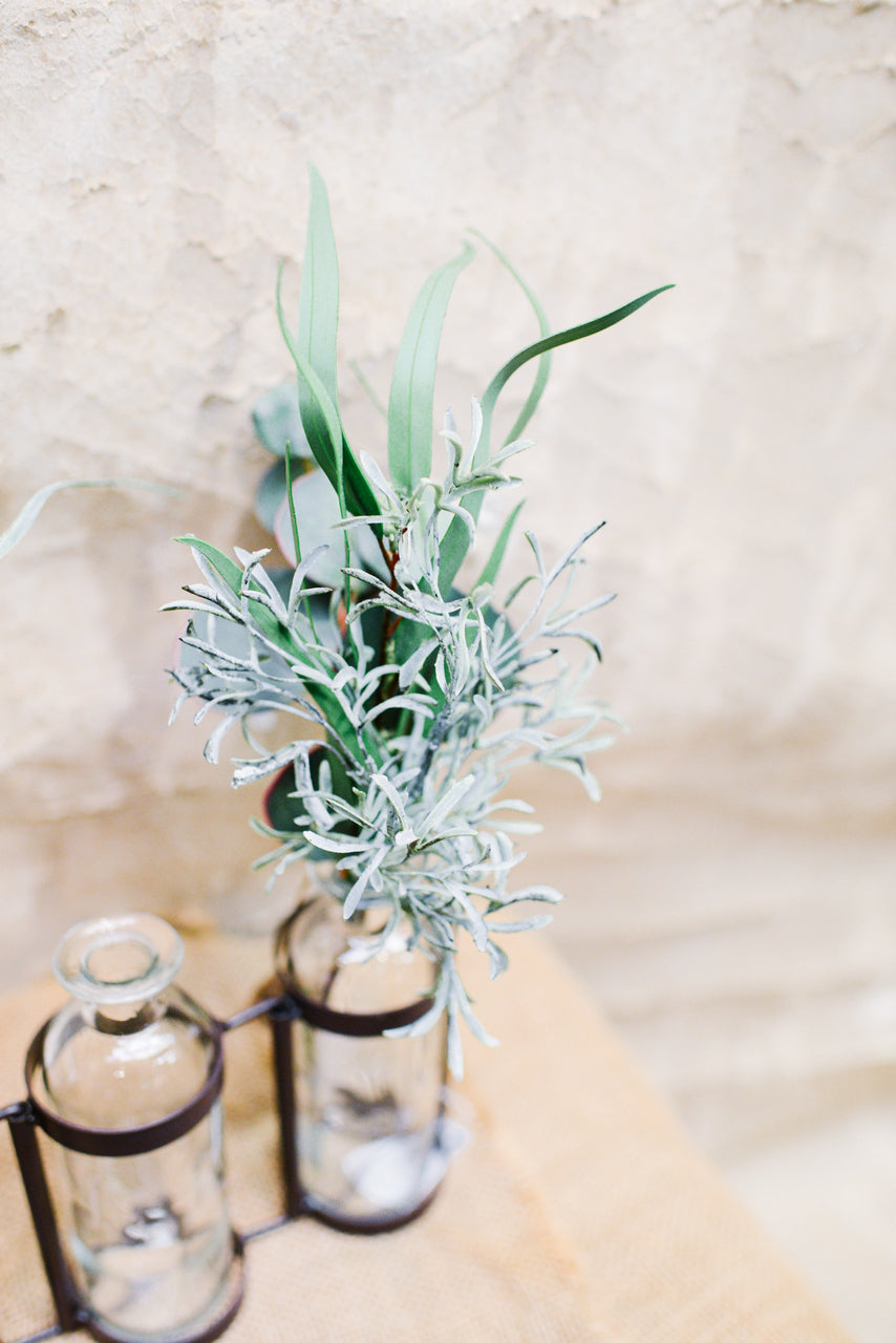 Mixed Green Mini Drop-In Bouquets